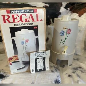 Vintage Regal Electric Coffee Maker